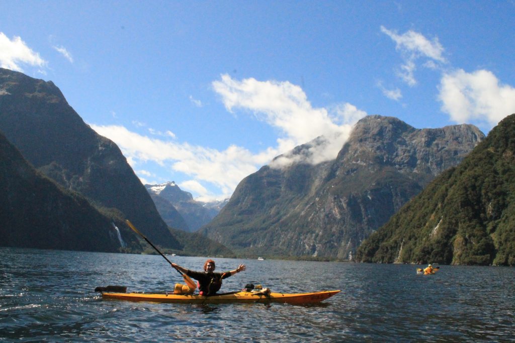 Working as a Sea Kayak Guide in Milford Sound