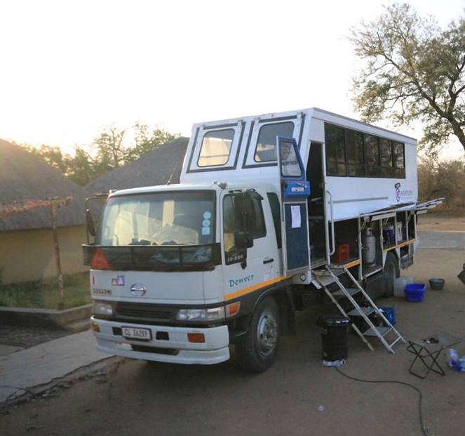 G Adventures Truck exploring Zambia, Zimbabwe and South Africa.