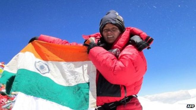 First female amputee to climb everest. Yes she's on the list of inspiring mountaineers!