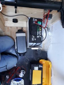 Chinese Diesel Heater placement next to battery